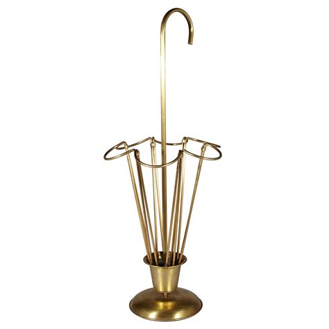 Vintage Umbrella Stand In Brass At 1stdibs