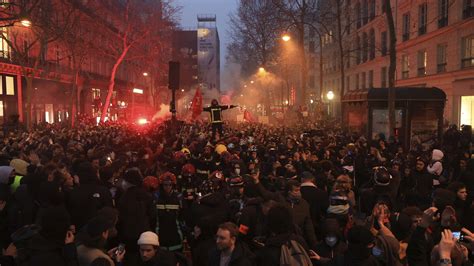 Violent French Pension Protests Erupt As 1 Million Demonstrate NPR