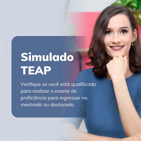 Simulado TEAP proficiência para mestrado doutorado Júlia Jordana