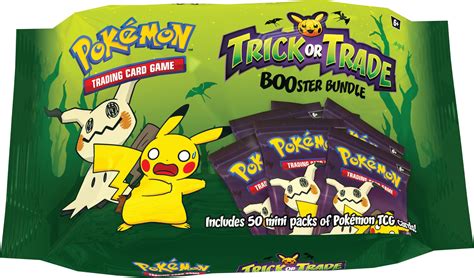 Amazon Pok Mon Tcg Trick Or Trade Booster Bundle Toys Games