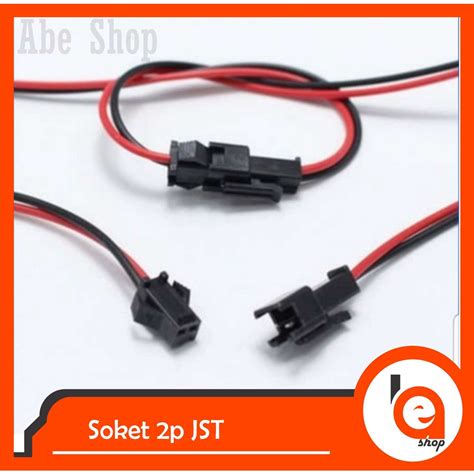 Jual Soket Dc Connector Sm Pin Soket Jst Pin Sambungan Kabel Set