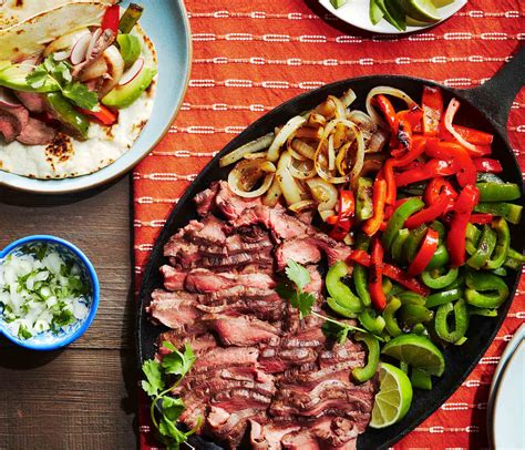 Grilled Citrus Ranch Flank Steak Fajitas Recipe Kingsford