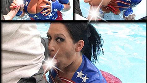 Rubber B Handjob In The Swimming Pool F My Nasty Mouth C On My Tits Short