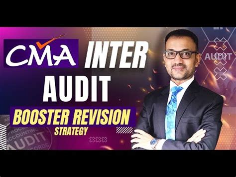 CMA INTER AUDIT REVISION STRATEGY CA Amit Bachhawat YouTube