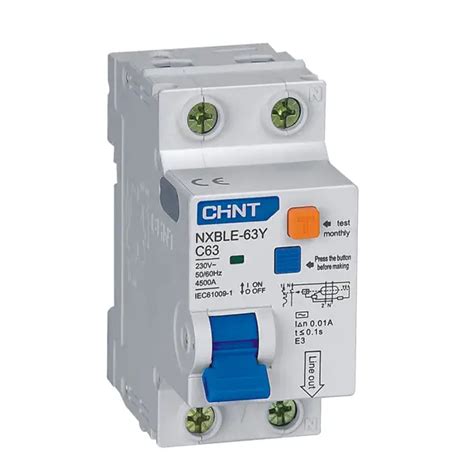 Nxble Y Residual Current Operated Circuit Breaker Rcbo Sunstar