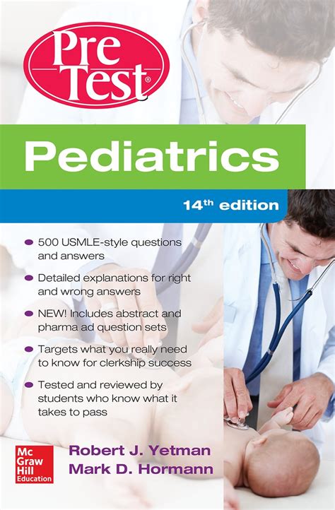 Pediatrics PreTest Self Assessment And Review 14th Edition EBook By