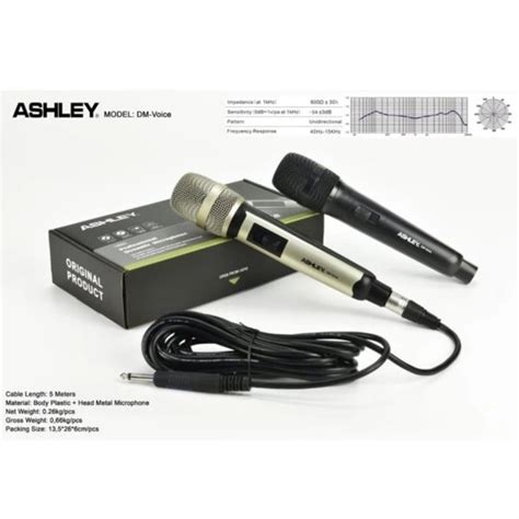 Jual Mic Kabel Ashley Dm Voice Original Ashley Dm Voice Di Lapak Dunia