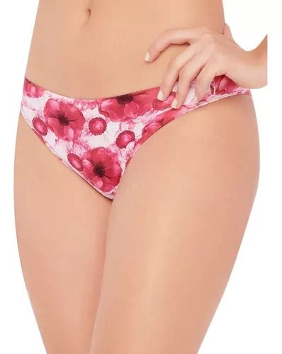 Bikini Ilusion Sexy Microfibra Flores Cuotas Sin Inter S