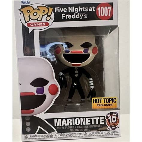 Funko Toys Funko Pop Marionette Hot Topic Exclusive Five Nights At Freddy Toy Poshmark