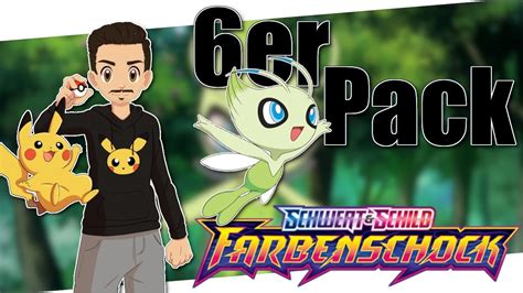 Amazing Rare Time Farbenschock Er Pack Celebi Pokemon Booster