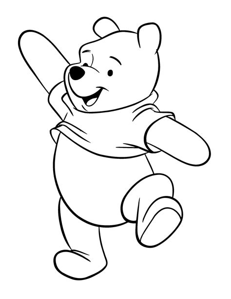 Retrato De Winnie Pooh Para Colorear Imprimir E Dibujar Coloringonly