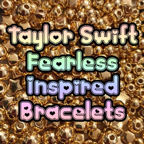 Taylor Swift Fearless Inspired Bracelet - Etsy