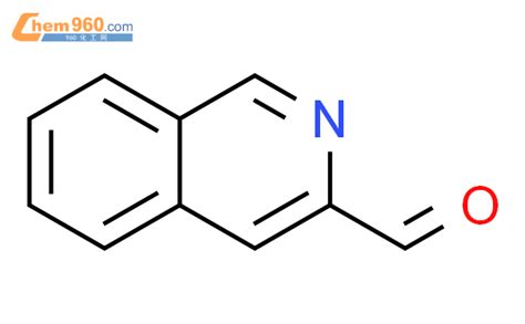 5470 80 4 异喹啉 3 甲醛CAS号 5470 80 4 异喹啉 3 甲醛中英文名 分子式 结构式 960化工网