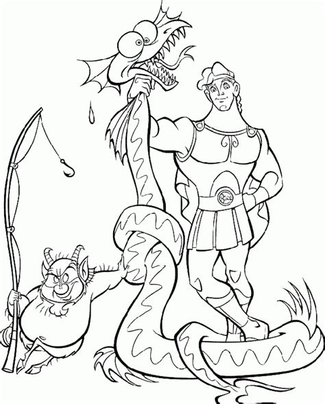 Hercules Phil Coloring Pages Coloring Pages