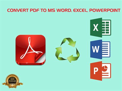 Convert Pdf To Word Excel Powerpoint By Brightservice On Dribbble