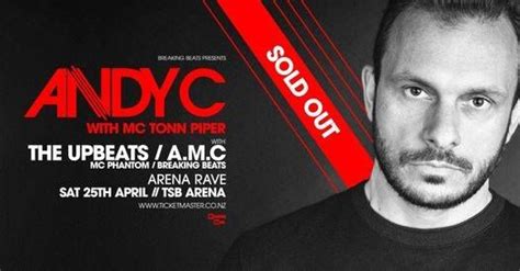 Arena Rave 10 Andy C Date Tbc Tsb Bank Arena Wellington 24 April 2021