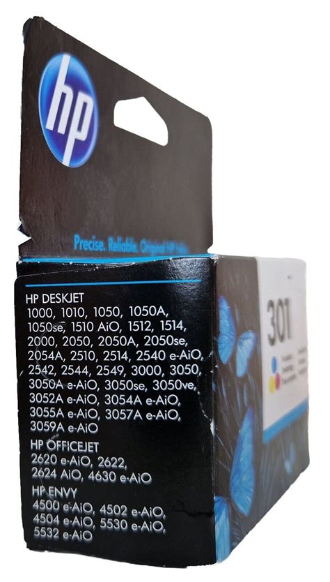 HP 301 Tri Color Original Ink Cartridge CH562EE 884962894521 EBay