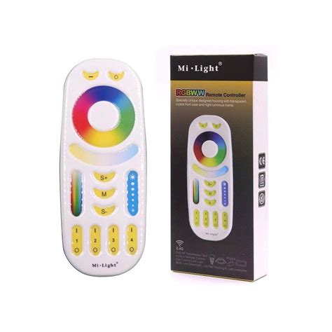 Controle Remoto Led Rgb Cct Zonas Branco Fut Mi Light