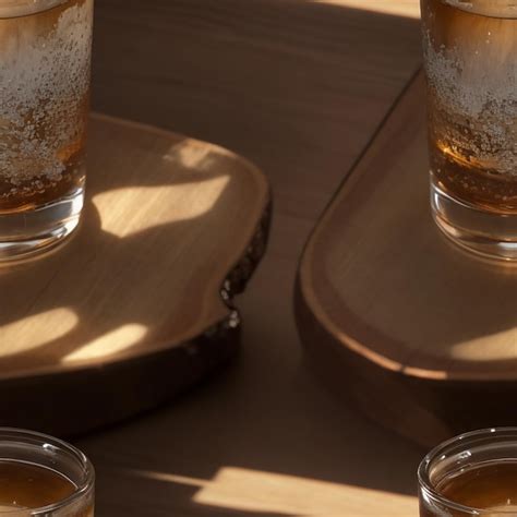 Whisky Refrescante En Un Vaso Una Bebida Destilada Para Disfrutar En