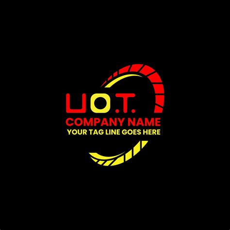 UOT letter logo vector design, UOT simple and modern logo. UOT ...