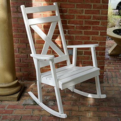 Southern Style White Rocking Chairs for the Porch - Come Sit a Spell