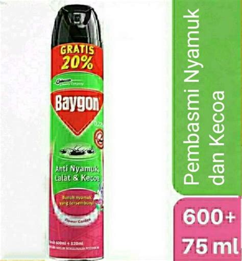 Jual Baygon Pembasmi Nyamuk Lalat Dan Serangga Insektisida Aerosol 600