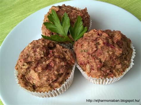 Tojásmentes tejmentes zöldséges muffin