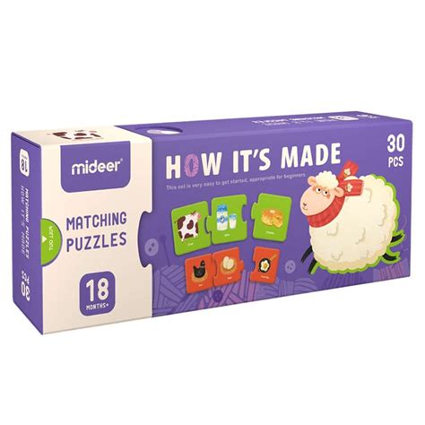 Mideer – How It’s Made Matching Puzzle
