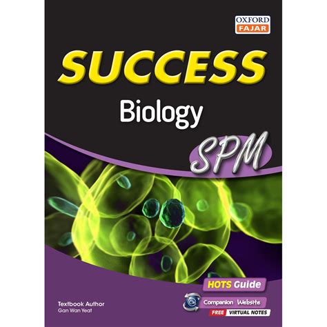 Oxford Fajar Success Biology SPM Revision Book Shopee Malaysia