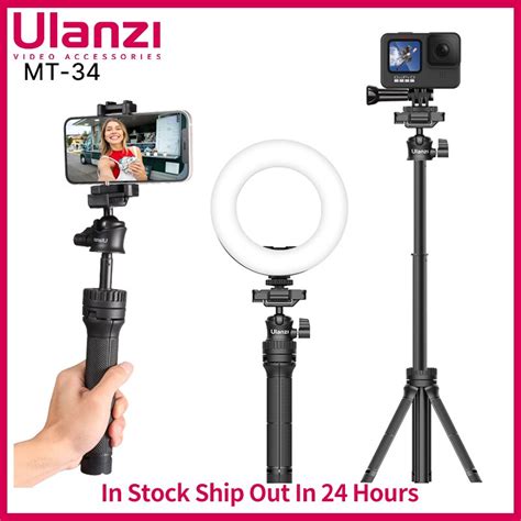 Ulanzi Trip Extens Vel Para C Mera Do Telefone Selfie Stick Suporte