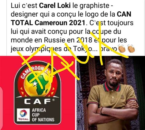 Non Carel Loki Nest Pas Le Concepteur Du Logo De La CAN Total Energie