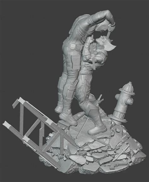 DeadPool vs Wolverine 3D Model Ready to Print STL