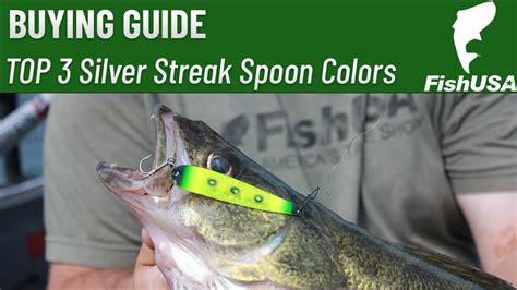 The Top 3 Silver Streak Spoon Colors For Lake Erie Walleye Fishing