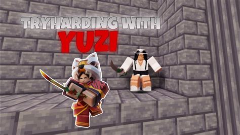 Tryharding With Yuzi In Bedwars Roblox Bedwars Youtube