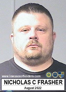 Nicholas Carl Frasher Sex Offender In Anamosa IA 52205 IA10103