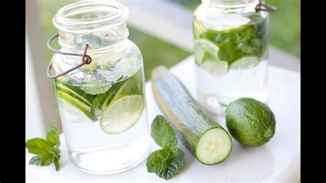 Refreshing Cucumber Mint Infused Water Recipe Youtube