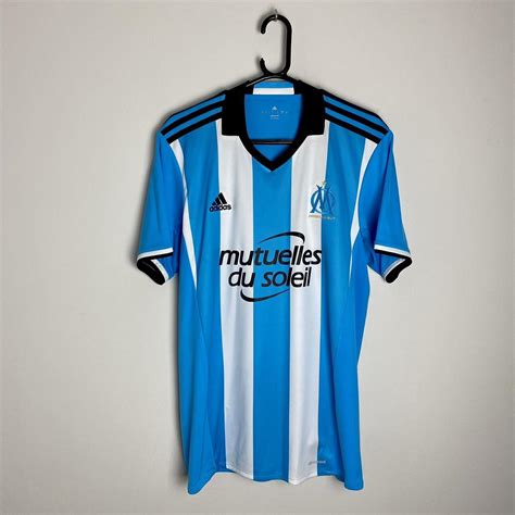 Olympique Marseille Football Shirt Soccer Jersey Depop