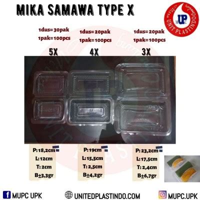 MIKA SAMAWA TIPE X PT MITRA UNIT PLASTINDO CEMERLANG Plastik Mika