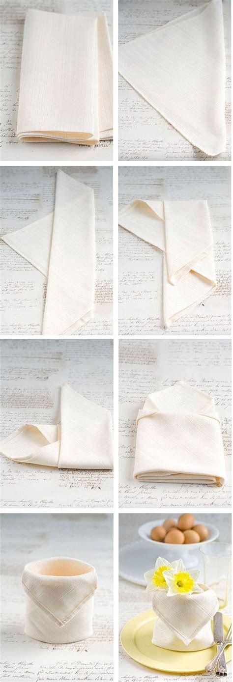 DIY - 28 Creative Napkin-Folding Techniques #2354552 - Weddbook