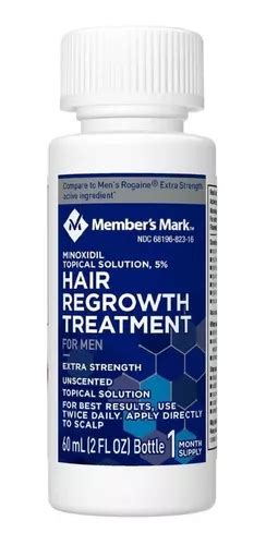 Minoxidil 5 Members Mark Solución Tópica Capilar 6 Meses