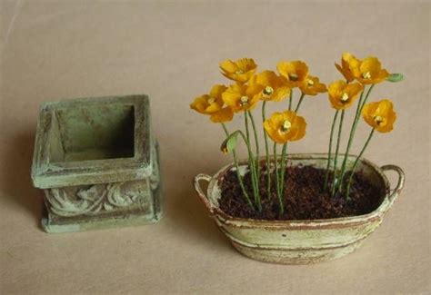 Miniatures Et Maisons De Poupees Plantes Et Fleurs Maison De Poup E