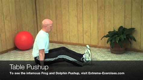 Table Pushup Great For Shoulder And Core Strength Fast Youtube