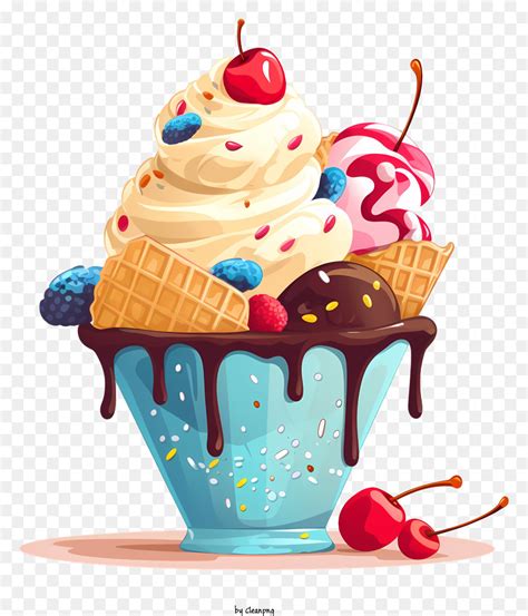 Sundaes Cliparts Animated Delicious And Fun Ice Cream Sundae Graphics