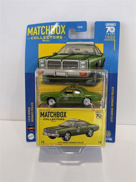 Matchbox 2023 Collectors 1978 Dodge Monaco Police 70th Anniversary Real Riders 4648266649