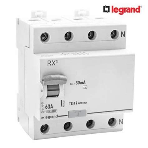 Legrand Rx3 30mA 63A Four Pole RCCB 240V At Rs 5140 In Mumbai ID