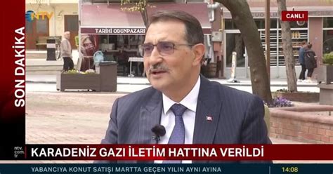 Son Dakİka Haber Enerji Ve Tabii Kaynaklar Bakanı Fatih Dönmez Karadeniz Gazı Iletim Hattına