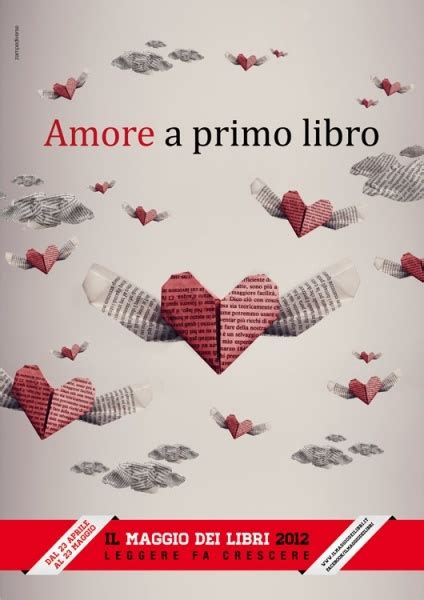 A Book Cover With Red Hearts Flying Through The Air