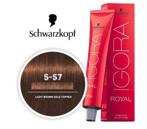 Schwarzkopf Igora Royal Light Brown Gold Copper Hair Dye