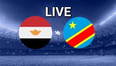 Egypt vs DR Congo LIVE