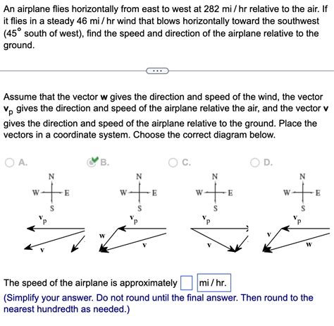 Solved An Airplane Flies Horizontally From East To West At Chegg